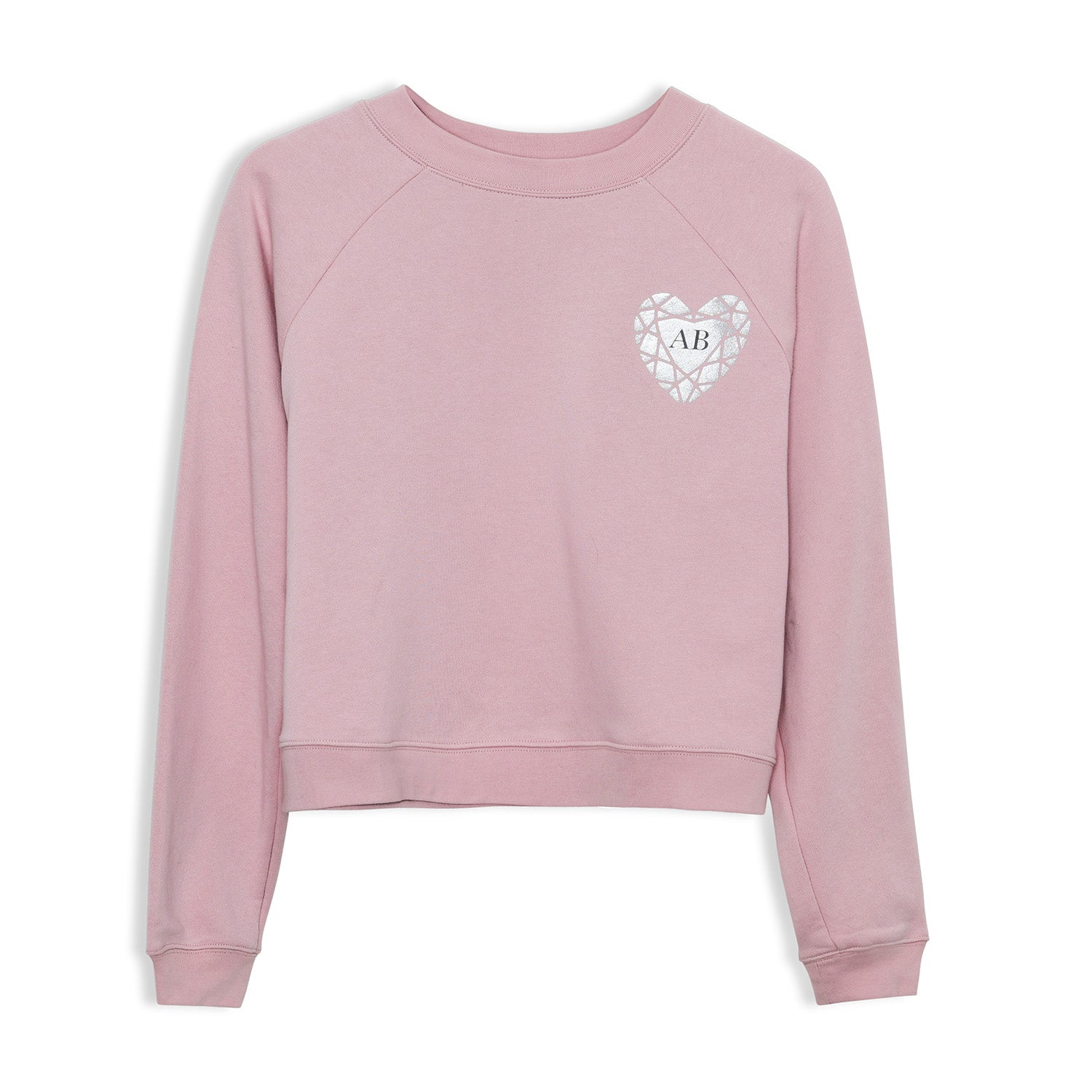 Limited Edition Milestones by AB x Style Reform Monogram Gem Heart Sweatshirt