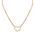 Gemstone or Diamond Closure Necklace
