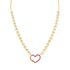Gemstone or Diamond Closure Necklace
