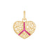 Peace & Love Mantra Pendant