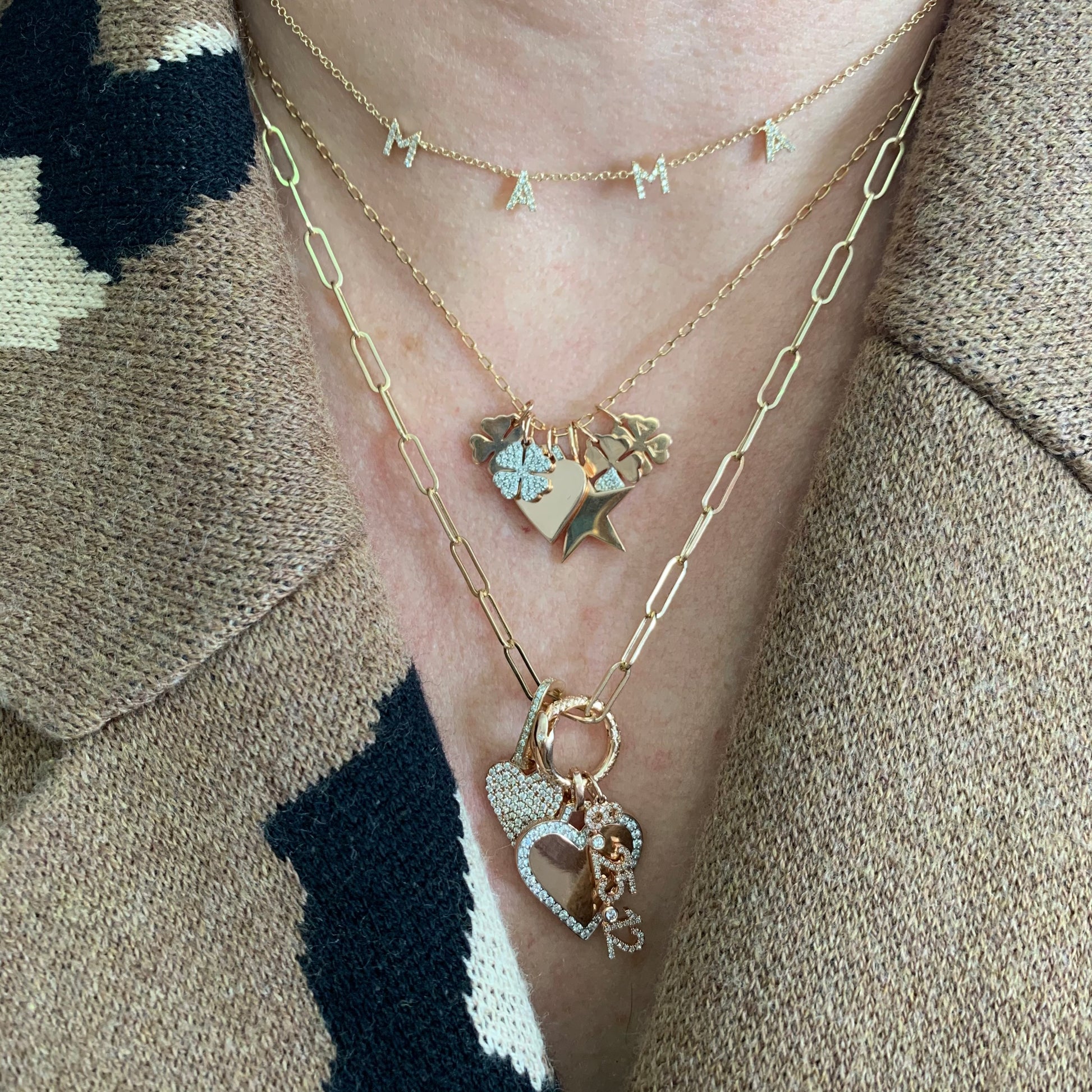 Essential Thin Paperclip Link Drawn Gold Cable Chain Necklace