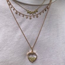 Diamond Heart Shaker Necklace