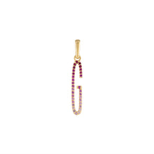 Elongated Ombre' Initial Charm