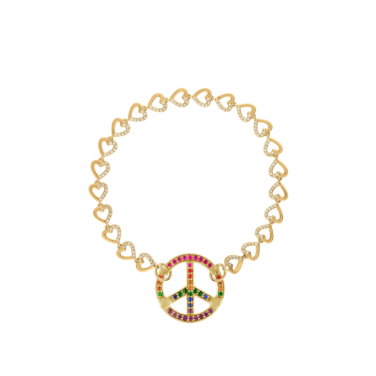 Diamond or Gemstone Closure Bracelet