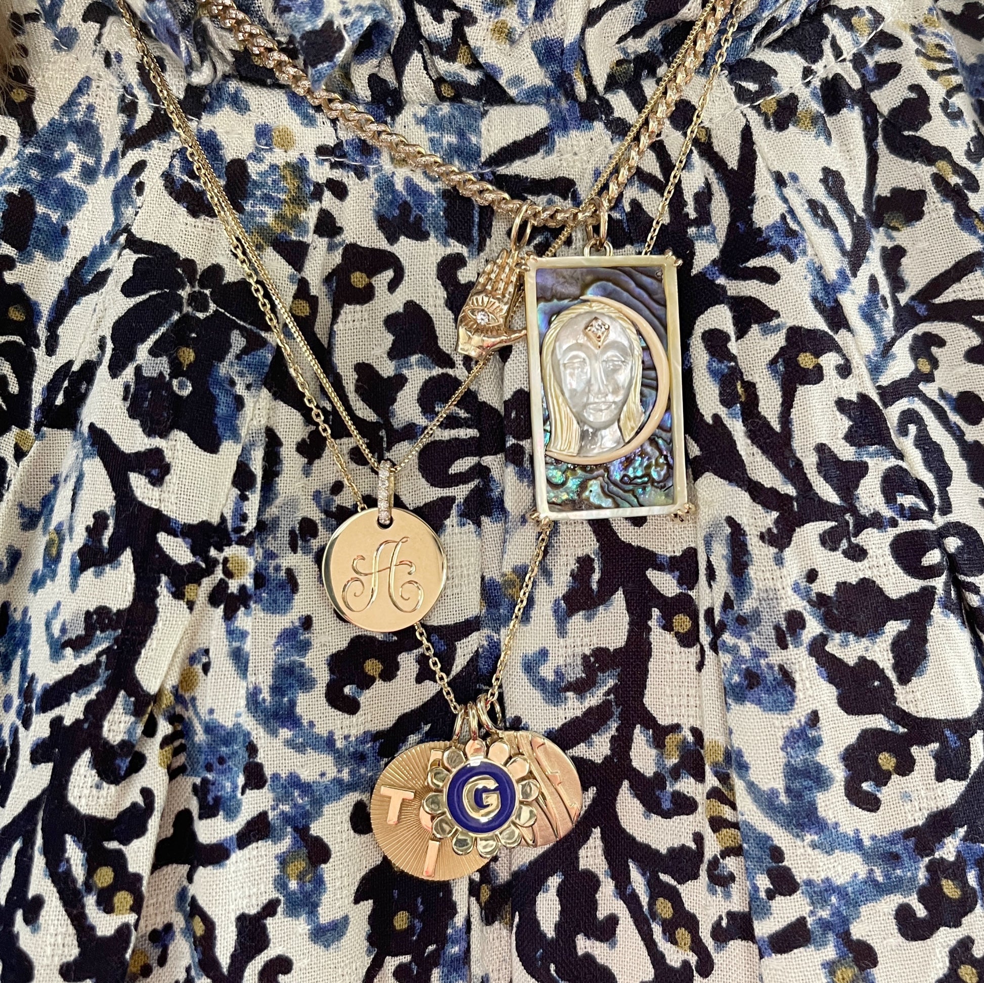 Hamsa Ladyfinger Charm