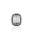 Melange Emerald Cut Statement Ring