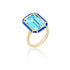 Melange Emerald Cut Statement Ring
