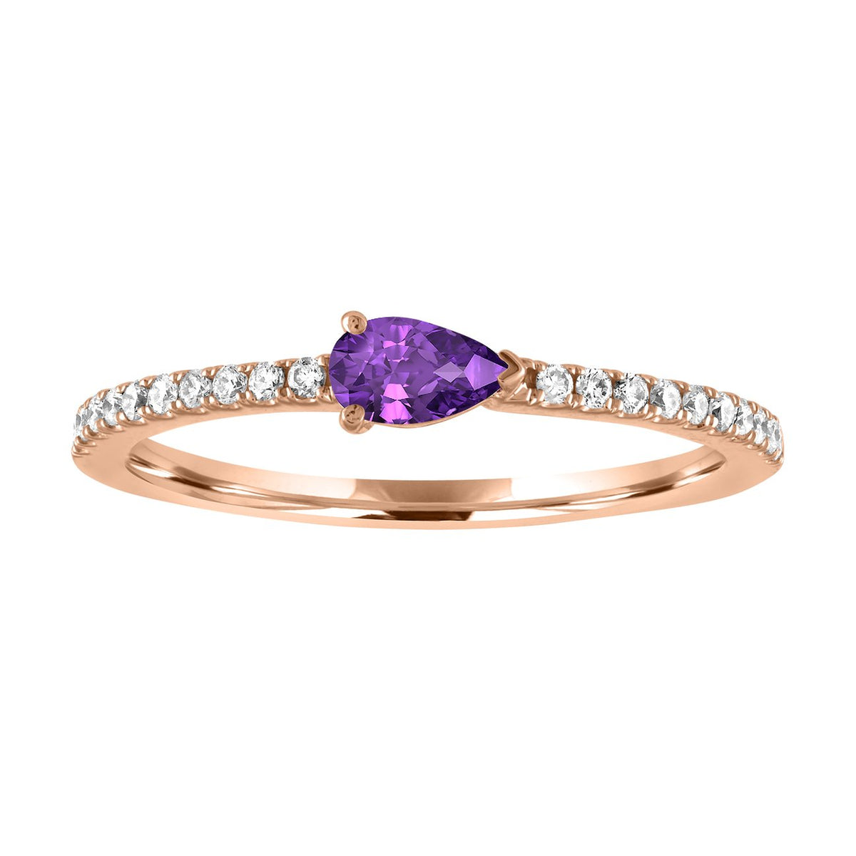Layla Pear Stacking Ring
