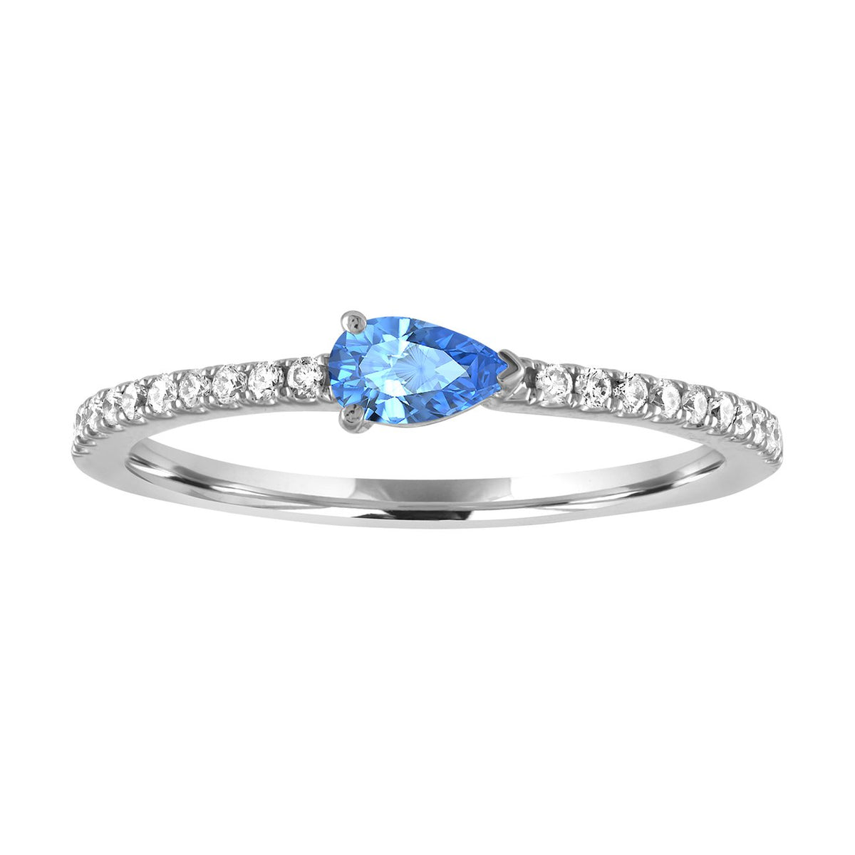 Layla Pear Stacking Ring