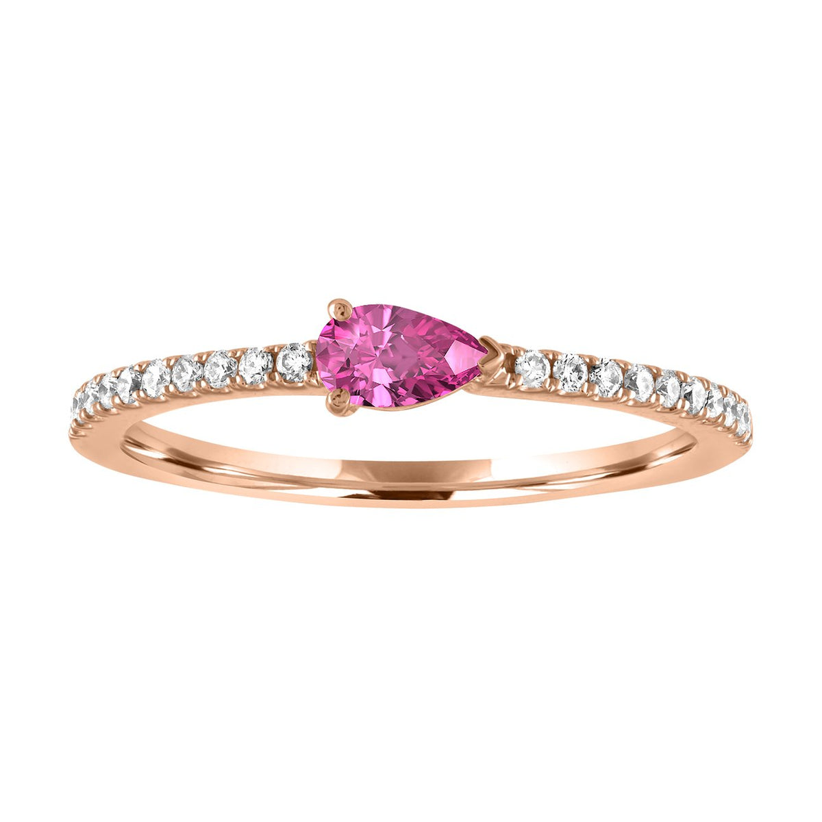 Layla Pear Stacking Ring