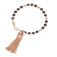 black onyx netali nissim pom pom tassel bracelet