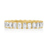 The Pretty Diamond Emerald Cut Eternity Ring