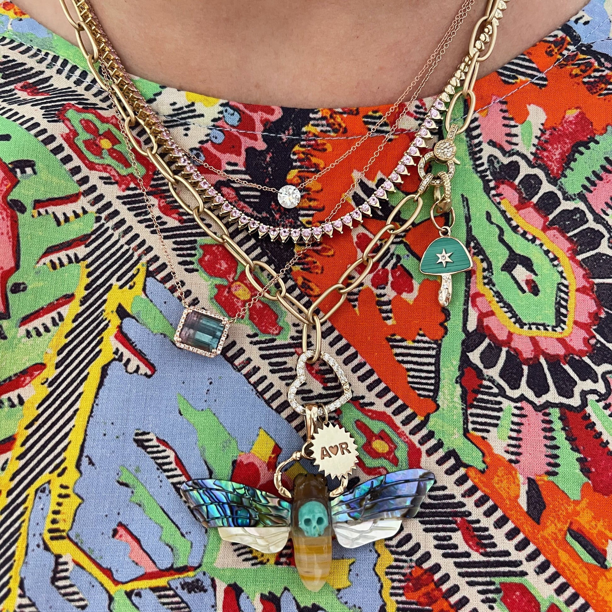 The Damsel Diamond Illusion Pendant Necklace
