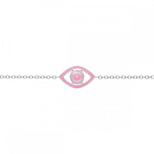 Petite Enamel Evil Eye Bracelet