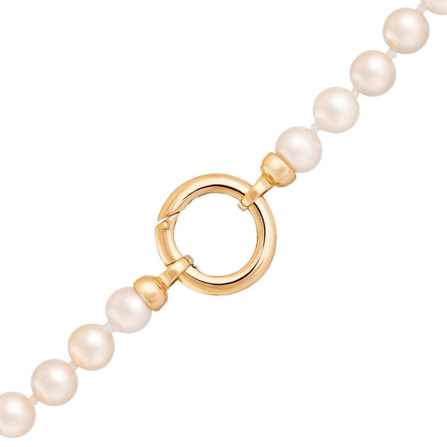 7.5-8.5mm Howie Graduated Akoya Pearl with Charm Enhancer Necklace